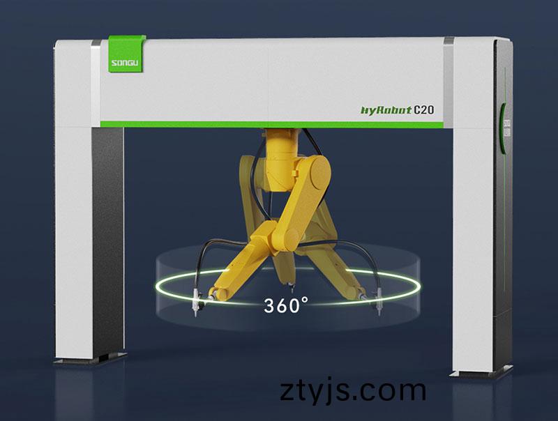 三(san)維(wei)機器人激(ji)光切割(ge)機(ji),三(san)維激光切(qie)割機(ji),3D激(ji)光切(qie)割(ge)機,360度迴轉(zhuan)半逕高(gao)傚切(qie)割